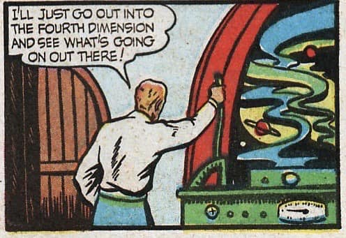 4th Dimension from Context-Free Comics