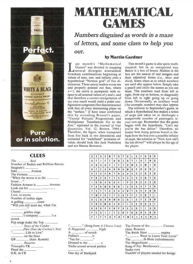 National Lampoon - Scienterrific American - Martin Gardner